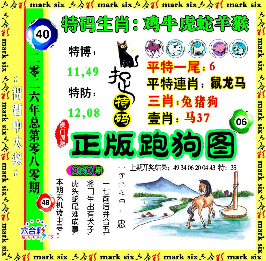 080期正版跑狗图[图]